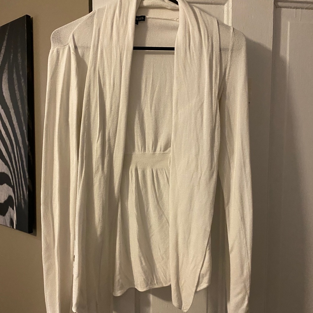 White Cardigan
